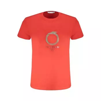 Мужская хлопковая футболка Trussardi, красный