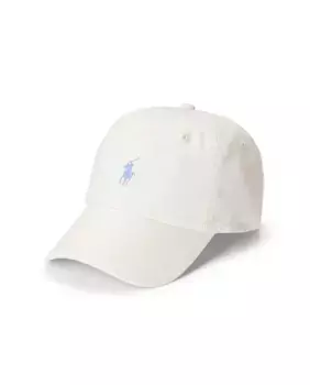 Мужская хлопковая кепка с вышитой лошадью Polo Ralph Lauren, цвет Crudo