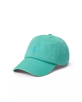 Мужская хлопковая кепка с вышитой лошадью Polo Ralph Lauren, цвет Verde Agua