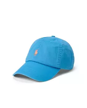 Мужская хлопковая кепка с вышитой лошадью Polo Ralph Lauren, синий