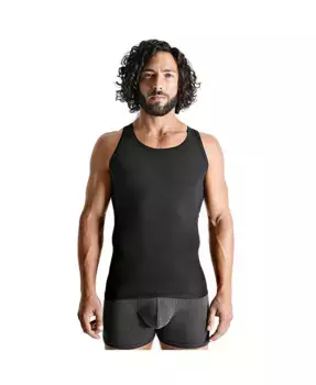 Мужская хлопковая компрессионная майка Rounderbum, черный