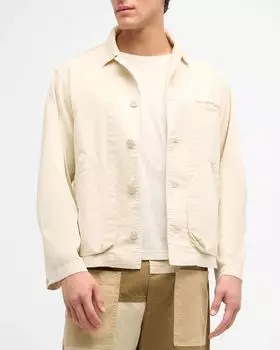 Мужская хлопковая куртка для работы по дому John Elliott, цвет Salt