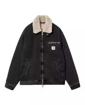 Мужская хлопковая куртка свободного кроя Carhartt WIP, черный