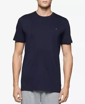 Мужская хлопковая майка с круглым вырезом Tommy Hilfiger, синий