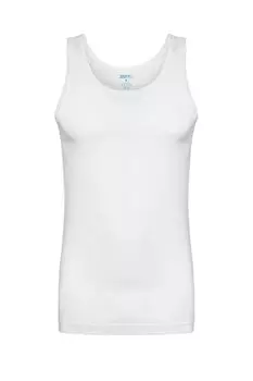 Мужская хлопковая майка с U-образным вырезом, белая, 6 шт., 114B TOLIN