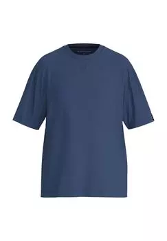 Мужская хлопковая пижама M&M с вышивкой TOM TAILOR, цвет Blau Dunkel Uni