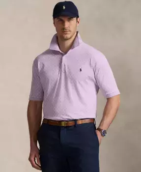 Мужская хлопковая поло Big & Tall Polo Ralph Lauren, фиолетовый