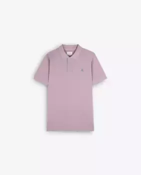 Мужская хлопковая рубашка-поло с короткими рукавами Scalpers, пурпурный