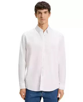 Мужская хлопковая рубашка Regular-Fit Hugo Boss, белый