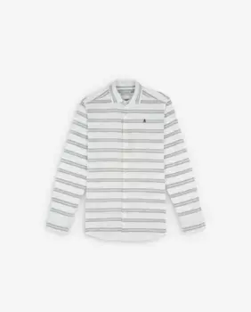 Мужская хлопковая рубашка Regular fit Scalpers, белый