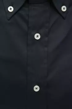 Мужская хлопковая рубашка Robert Friedman, черный