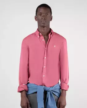 Мужская хлопковая рубашка стандартного кроя El Ganso, красный