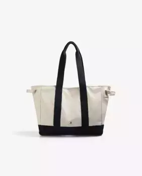 Мужская хлопковая сумка с металлической застежкой Scalpers, белый