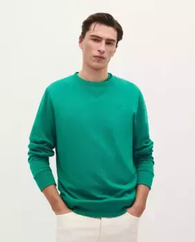 Мужская хлопковая толстовка прямого кроя Scalpers, зеленый