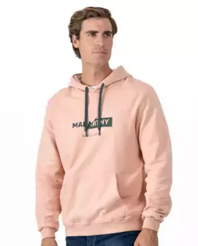 Мужская хлопковая толстовка с капюшоном Makarthy, цвет Salmn