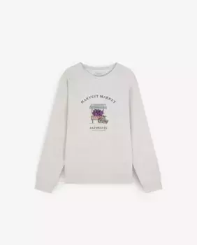 Мужская хлопковая толстовка с круглым вырезом Scalpers, бежевый