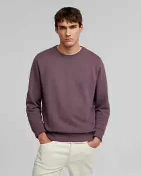 Мужская хлопковая толстовка с вышитым черепом Scalpers, бордовый