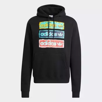 Мужская худи adidas Tri Linear, черный