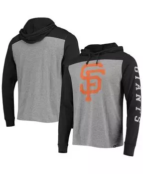 Мужская худи '47 grey san francisco giants franklin wooster pullover hoodie '47 Brand, серый