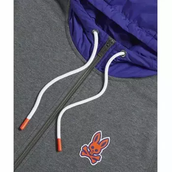 Мужская худи Bayles Chain Stitch Heather Storm Psycho Bunny