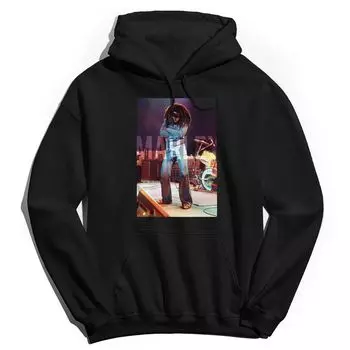 Мужская худи Bob Marley Crossed Stage Licensed Character