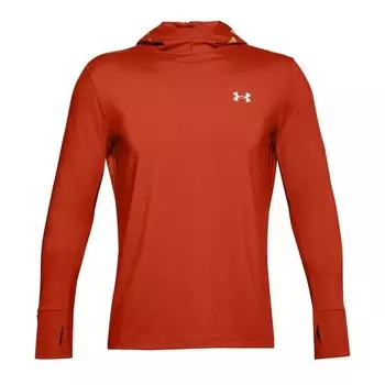 Мужская худи для бега Coldgear Under Armour, оранжевый