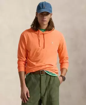 Мужская худи-футболка из джерси Polo Ralph Lauren, розовый