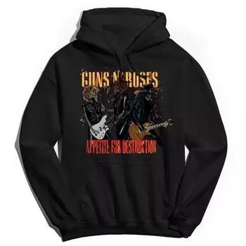 Мужская худи Guns n' Roses Appetite Skeletons Licensed Character