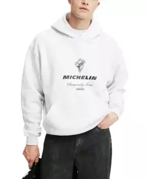 Мужская худи Michelin Box Fit COTTON ON, серебряный