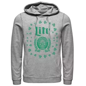 Мужская худи Miller Lite Shamrock Crest Licensed Character