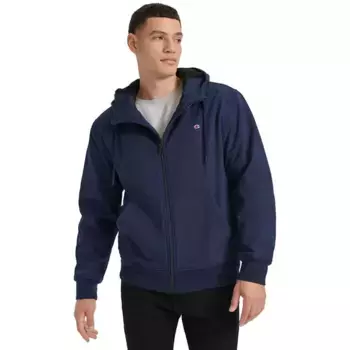 Мужская худи на флисе с подкладкой из шерпы Champion, цвет peacoat