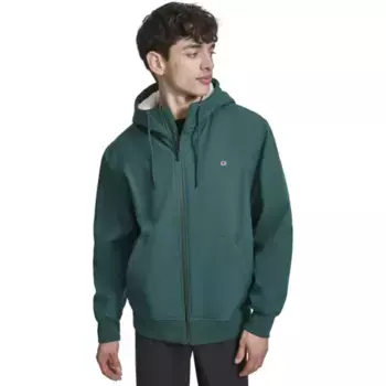 Мужская худи на флисе с подкладкой из шерпы Champion, цвет rain forest