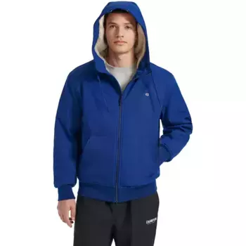 Мужская худи на флисе с подкладкой из шерпы Champion, синий