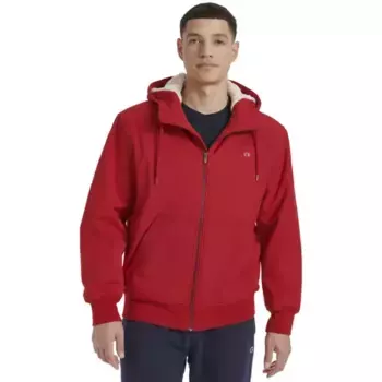 Мужская худи на флисе с подкладкой из шерпы Champion, цвет chili pepper