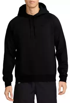 Мужская худи Nike Dri-FIT из основного флиса с УФ-защитой, черный