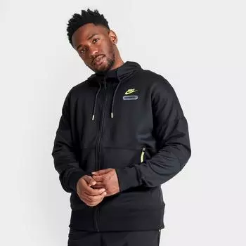 Мужская худи Nike Sportswear Air Max Futura с молнией во всю длину, черный