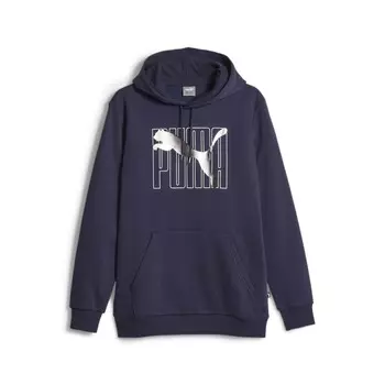 Мужская худи PUMA ESS+ Logo Lab, темно-синий