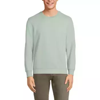 Мужская худи с длинным рукавом Serious Sweats Lands' End, цвет washed sage