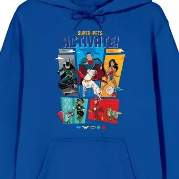 Мужская худи с героями DC League of Super Pets Hero Licensed Character