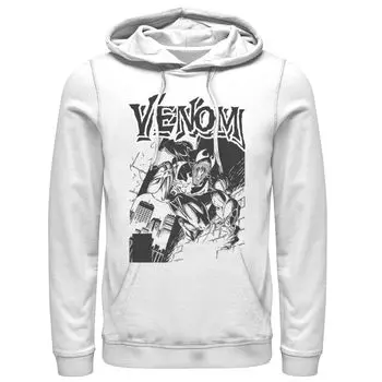 Мужская худи с графическим принтом Venom Street Cover и комиксами Marvel