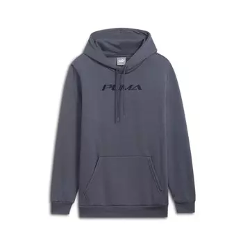 Мужская худи с графическим рисунком PUMA, цвет Galactic Gray