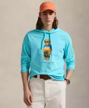 Мужская худи с капюшоном Polo Bear Polo Ralph Lauren, синий