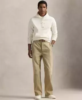 Мужская худи с логотипом Double-Knit Polo Ralph Lauren, белый
