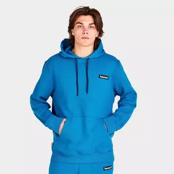 Мужская худи с логотипом Timberland Woven Badge, синий