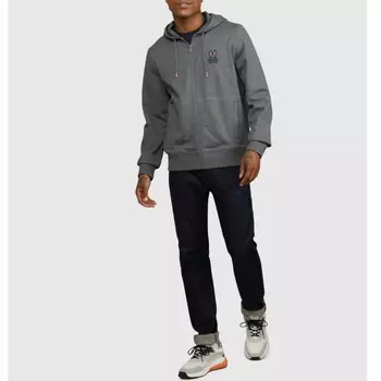 Мужская худи с молнией во всю длину Drake Heather Storm Psycho Bunny