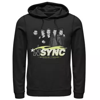 Мужская худи с портретом NSYNC World Tour Licensed Character