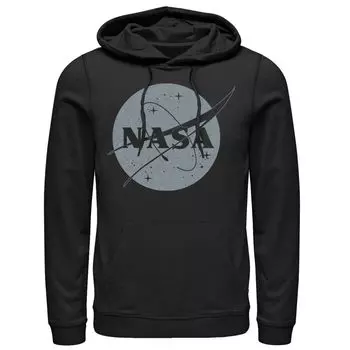 Мужская худи с простым классическим круглым логотипом NASA NASA Licensed Character