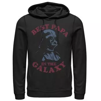 Мужская худи с рисунком Дарта Вейдера в стиле ретро Best Papa Star Wars