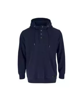 Мужская худи с застежкой на четверть, утепленная рабочая толстовка с капюшоном Thorogood, синий