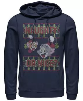 Мужская худи tom jerry naughty or nice Fifth Sun, синий
